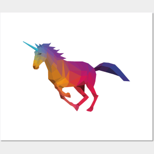 Rainbow Unicorn Posters and Art